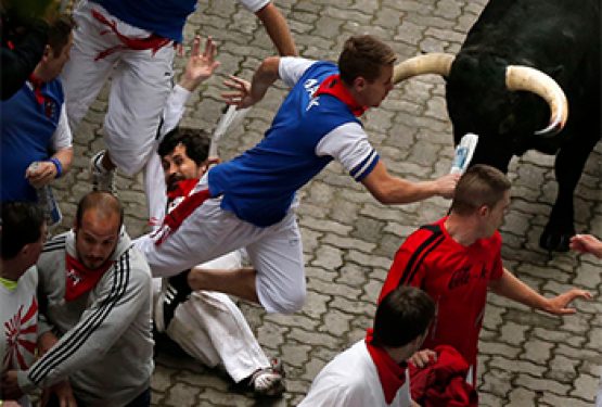 Pamplona bull runners must be prepared to die