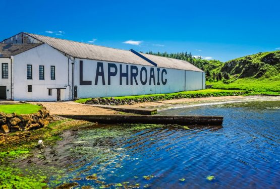 Whisky business at the Laphroaig distillery